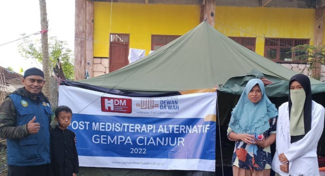 Laznas Dewan Da Wah Pulihkan Penyintas Gempa Cianjur Dengan Terapi