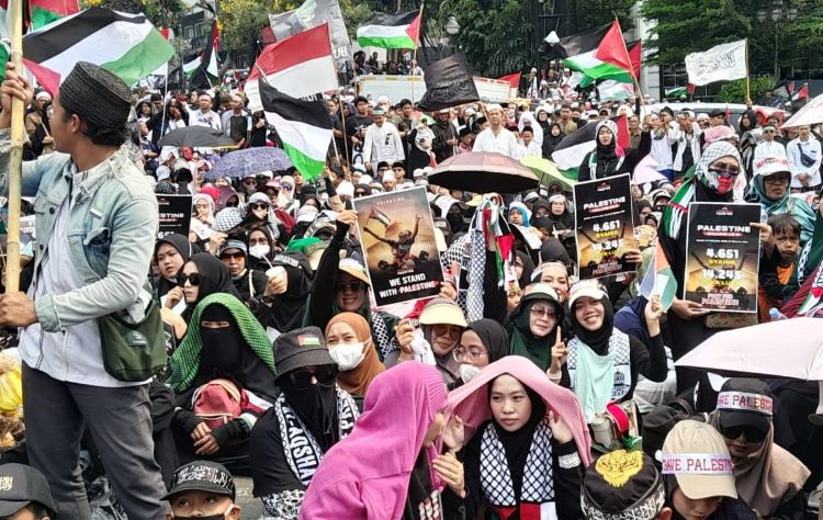 Ribuan Warga Bogor Ikuti Aksi Solidaritas Bela Palestina Suaraislam Id