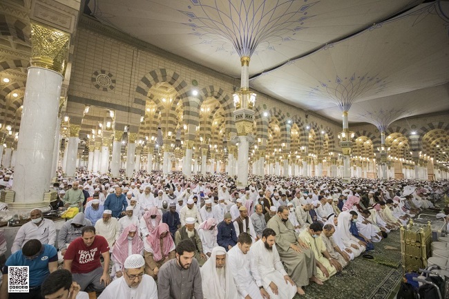 Ramadhan Hari Pertama Di Madinah Masjid Nabawi Dipenuhi Jemaah Shalat